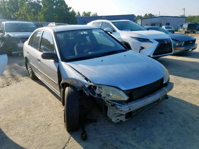 2HGES16394H553207 - 2004 HONDA CIVIC DX V SILVER photo 1