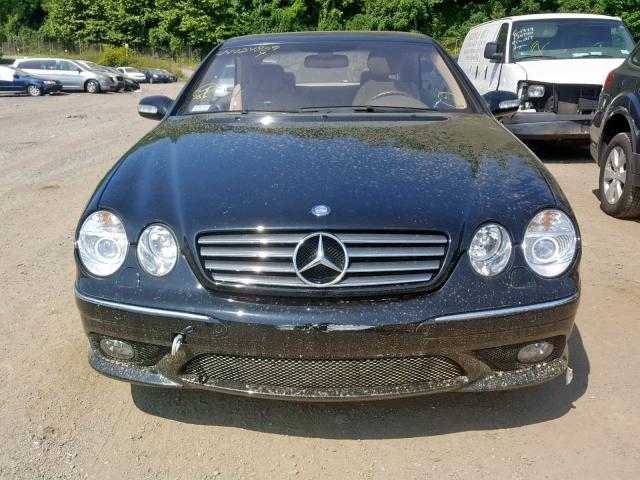 WDBPJ74JX3A038694 - 2003 MERCEDES-BENZ CL 55 AMG BLACK photo 9