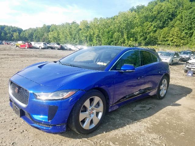 SADHC2S13K1F66122 - 2019 JAGUAR I-PACE SE BLUE photo 2