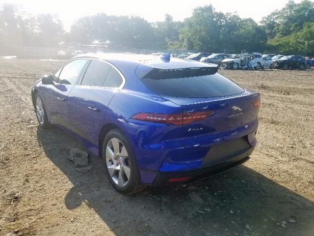 SADHC2S13K1F66122 - 2019 JAGUAR I-PACE SE BLUE photo 3