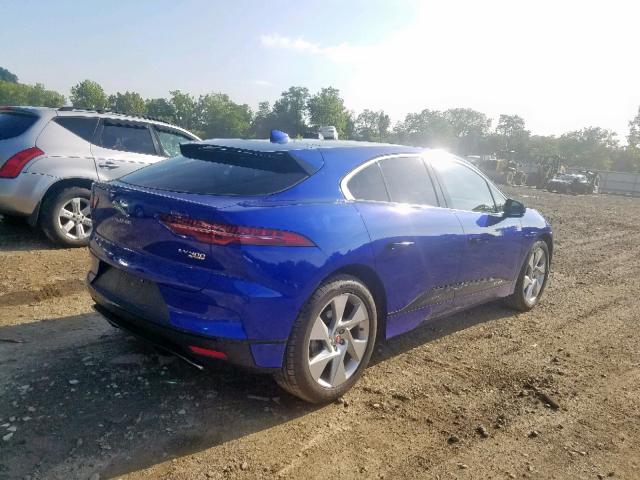 SADHC2S13K1F66122 - 2019 JAGUAR I-PACE SE BLUE photo 4