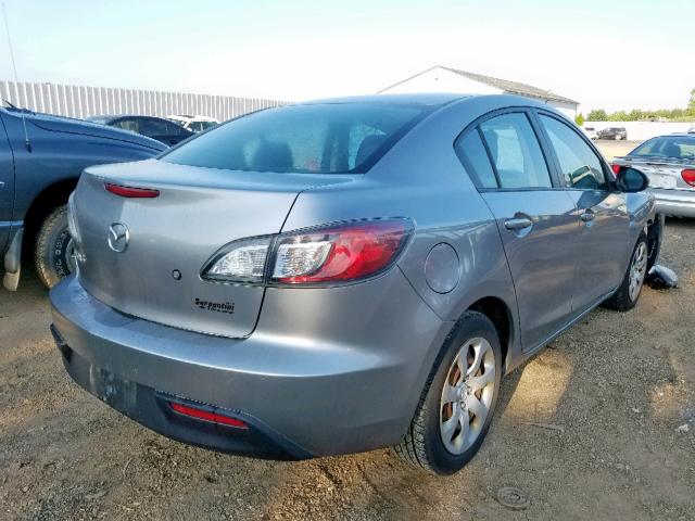 JM1BL1SF5A1278993 - 2010 MAZDA 3 I SILVER photo 4