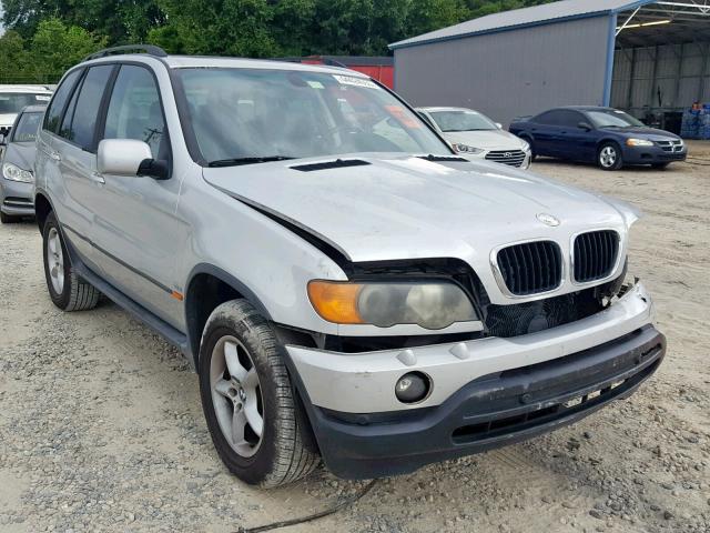 5UXFA53553LV77376 - 2003 BMW X5 3.0I SILVER photo 1