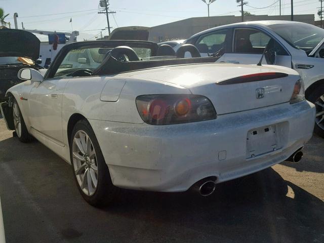 JHMAP21447S004160 - 2007 HONDA S2000 WHITE photo 3