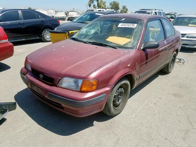 JT2EL56D5S0049159 - 1995 TOYOTA TERCEL DX MAROON photo 2