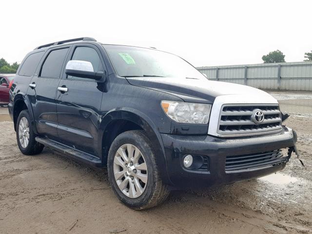 5TDYY5G17CS040729 - 2012 TOYOTA SEQUOIA PL BLACK photo 1