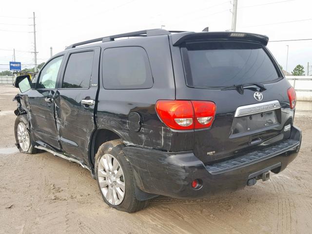 5TDYY5G17CS040729 - 2012 TOYOTA SEQUOIA PL BLACK photo 3