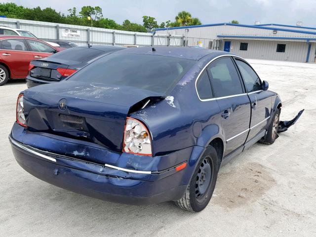 WVWRH63B62P290867 - 2002 VOLKSWAGEN PASSAT GLX 蓝色 照片 4