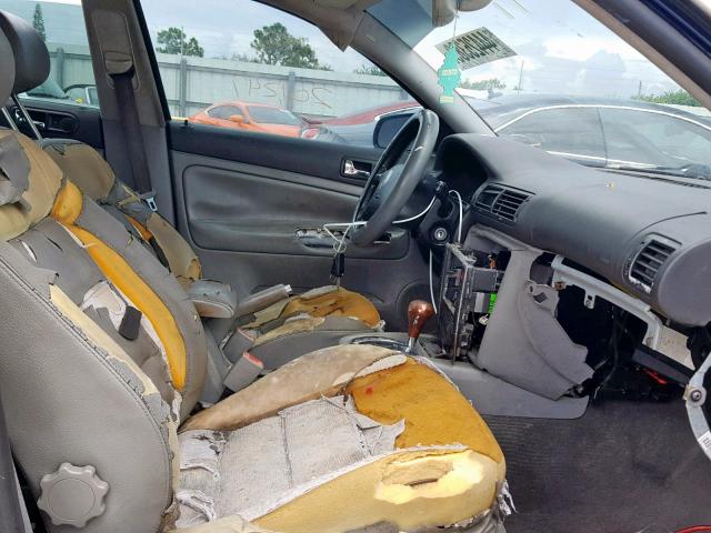 WVWRH63B62P290867 - 2002 VOLKSWAGEN PASSAT GLX 蓝色 照片 5