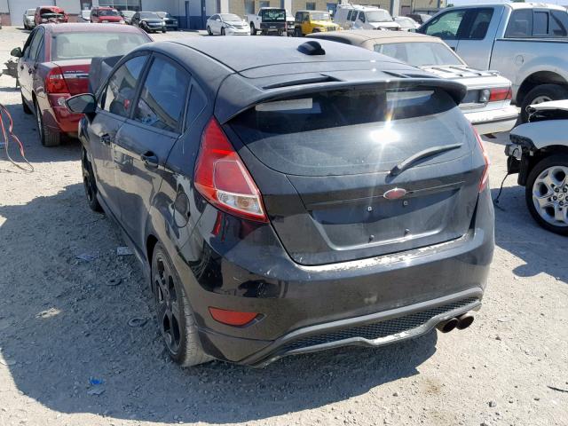 3FADP4GX9GM201951 - 2016 FORD FIESTA ST BLACK photo 3