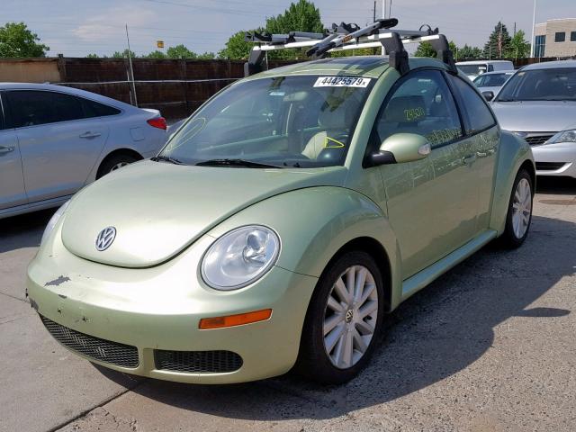 3VWRW31C78M526731 - 2008 VOLKSWAGEN NEW BEETLE მწვანე ფოტო 2