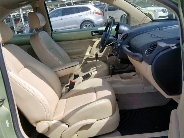 3VWRW31C78M526731 - 2008 VOLKSWAGEN NEW BEETLE მწვანე ფოტო 5