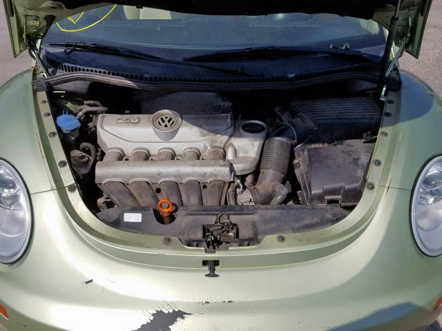 3VWRW31C78M526731 - 2008 VOLKSWAGEN NEW BEETLE მწვანე ფოტო 7