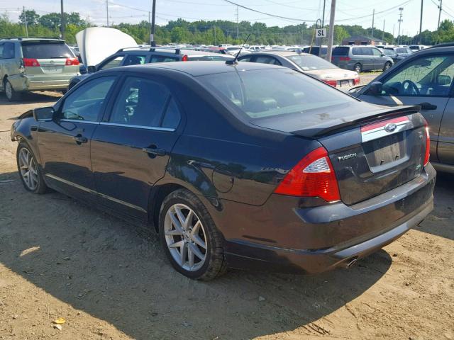 3FAHP0CG8AR321539 - 2010 FORD FUSION SEL CHARCOAL photo 3