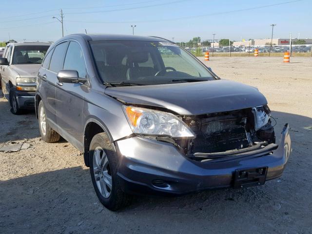 JHLRE4H74AC008820 - 2010 HONDA CR-V EXL GRAY photo 1