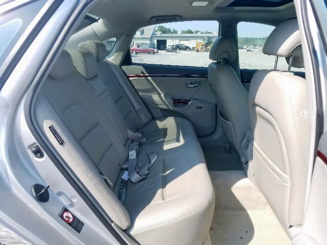 KMHFC46F87A164293 - 2007 HYUNDAI AZERA SE SILVER photo 6