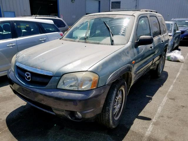 4F2CZ06104KM22203 - 2004 MAZDA TRIBUTE ES 绿色 照片 2