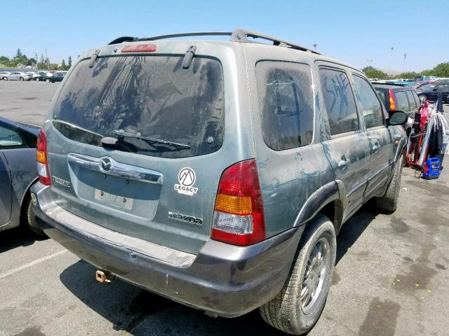 4F2CZ06104KM22203 - 2004 MAZDA TRIBUTE ES 绿色 照片 4