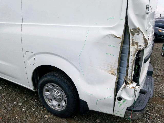 1N6BF0LY8DN109398 - 2013 NISSAN NV 2500 WHITE photo 9