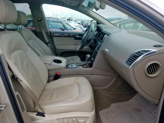 WA1AY74L19D029193 - 2009 AUDI Q7 3.6 QUA BEIGE photo 5