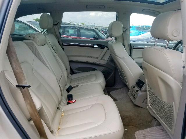 WA1AY74L19D029193 - 2009 AUDI Q7 3.6 QUA BEIGE photo 6