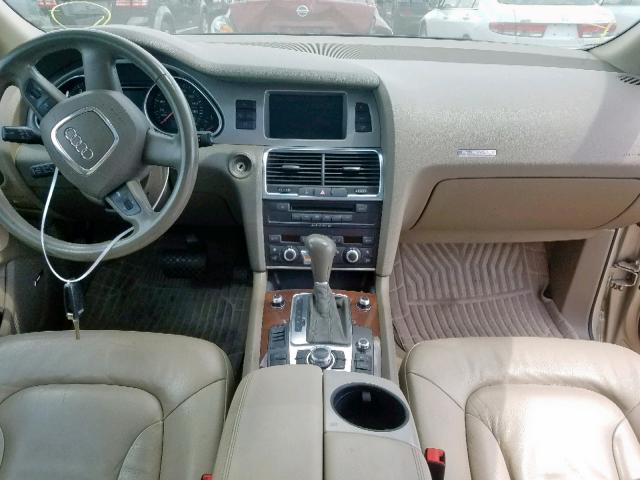 WA1AY74L19D029193 - 2009 AUDI Q7 3.6 QUA BEIGE photo 9