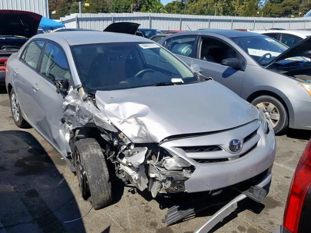 5YFBU4EE9CP040760 - 2012 TOYOTA COROLLA BA SILVER photo 1