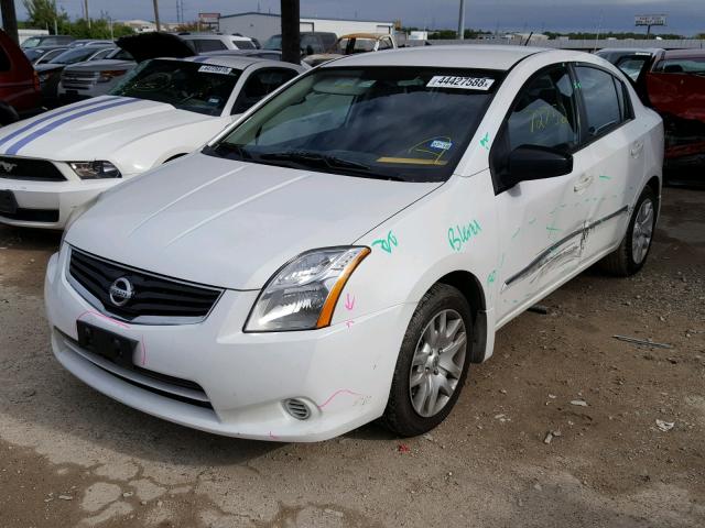 3N1AB6AP4AL726187 - 2010 NISSAN SENTRA 2.0 WHITE photo 2