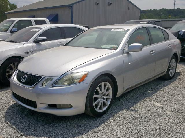 JTHBH96S765004216 - 2006 LEXUS GS 300 SILVER photo 2