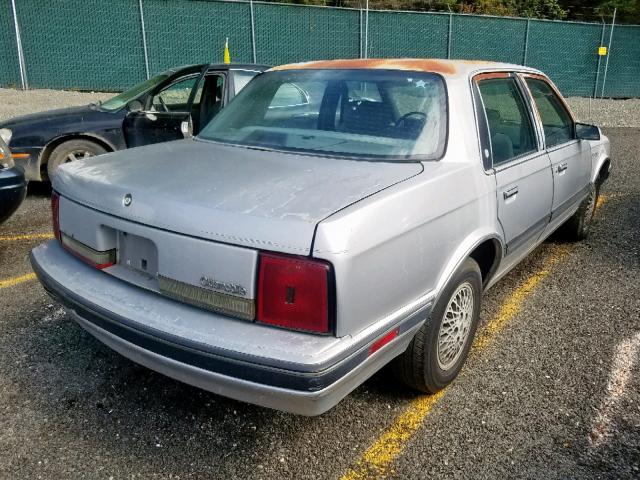 1G3AM54N7L6369466 - 1990 OLDSMOBILE CUTLASS CI ვერცხლისფერი ფოტო 4