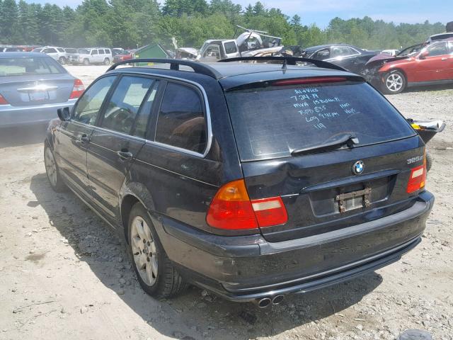 WBAEP33452PF00215 - 2002 BMW 325 XIT BLACK photo 3