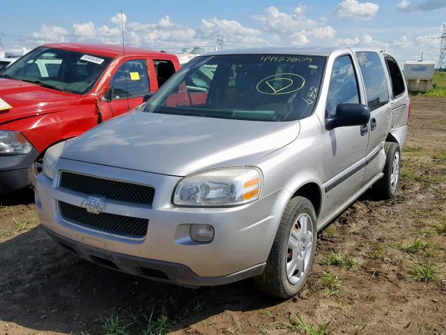 1GBDV13W28D162763 - 2008 CHEVROLET UPLANDER I SILVER photo 2