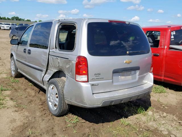 1GBDV13W28D162763 - 2008 CHEVROLET UPLANDER I SILVER photo 3