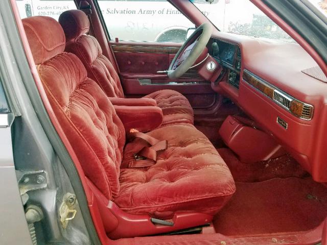 1C3XC66RXPD174163 - 1993 CHRYSLER NEW YORKER GRAY photo 5