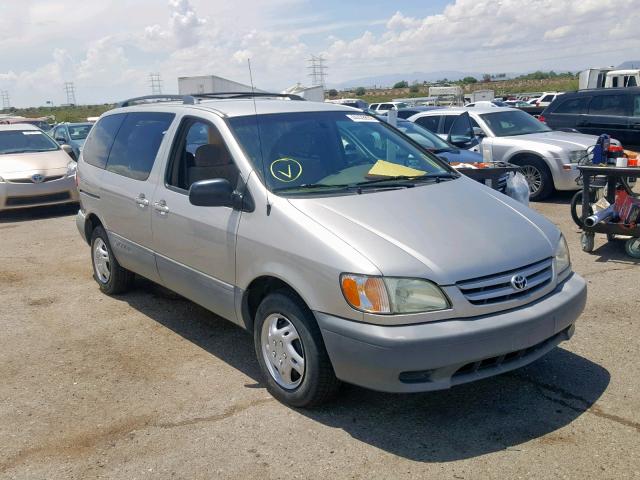 4T3ZF13C31U375816 - 2001 TOYOTA SIENNA LE GOLD photo 1