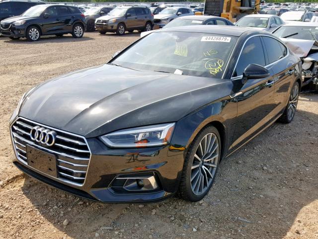 WAUCNCF51JA006613 - 2018 AUDI A5 PRESTIG BLACK photo 2