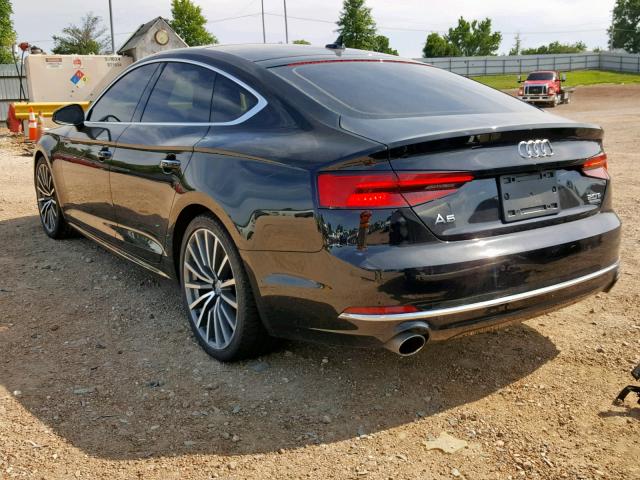 WAUCNCF51JA006613 - 2018 AUDI A5 PRESTIG BLACK photo 3