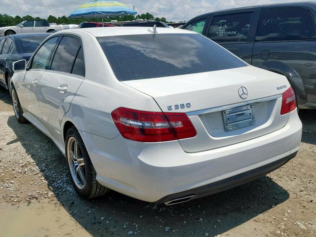 WDDHF2EB5CA590692 - 2012 MERCEDES-BENZ E 350 BLUE WHITE photo 3