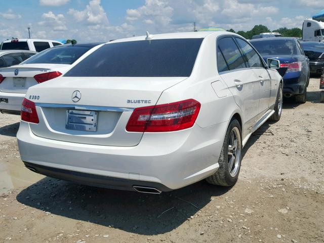 WDDHF2EB5CA590692 - 2012 MERCEDES-BENZ E 350 BLUE WHITE photo 4