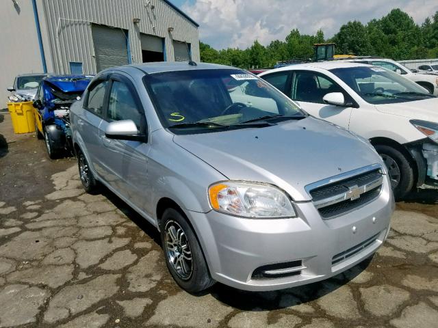 KL1TD5DE5BB200763 - 2011 CHEVROLET AVEO LS SILVER photo 1