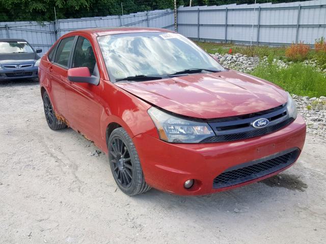 1FAHP3GN8BW109023 - 2011 FORD FOCUS SES RED photo 1