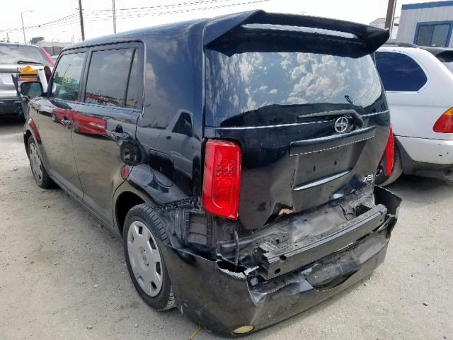 JTLKE50E181030282 - 2008 TOYOTA SCION XB 黑色 照片 3