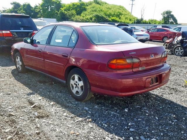 1G1ND52F44M660168 - 2004 CHEVROLET CLASSIC RED photo 3