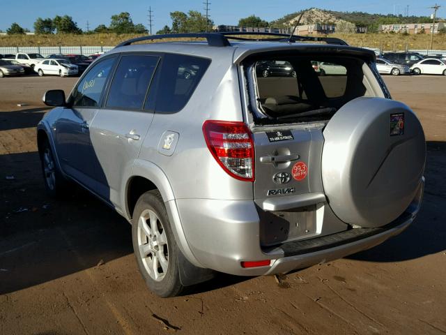 2T3DK4DV8BW041130 - 2011 TOYOTA RAV4 LIMIT SILVER photo 3