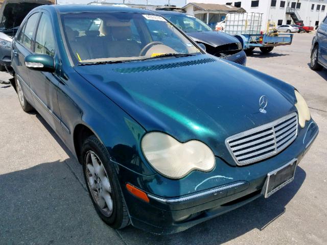 WDBRF61J22F278087 - 2002 MERCEDES-BENZ C 240 GREEN photo 1