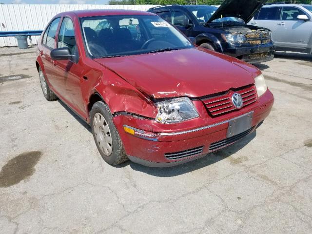 3VWRK69M14M139502 - 2004 VOLKSWAGEN JETTA GL RED photo 1