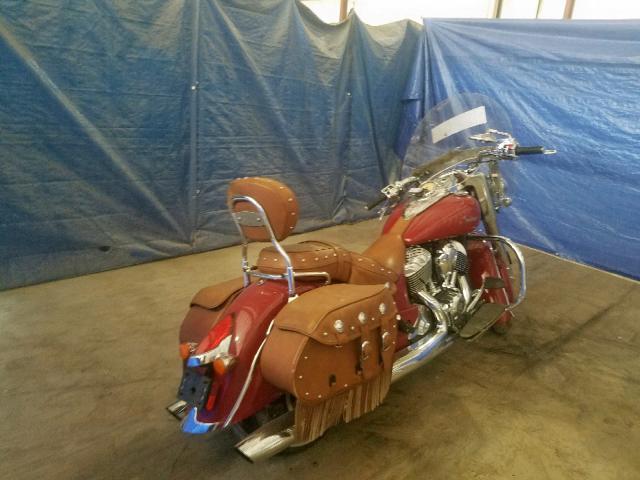 56KCCVAA5F3328069 - 2015 INDIAN MOTORCYCLE CO. CHIEF VINT RED photo 4