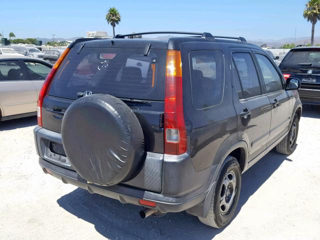 JHLRD68483C005751 - 2003 HONDA CR-V LX BLACK photo 4