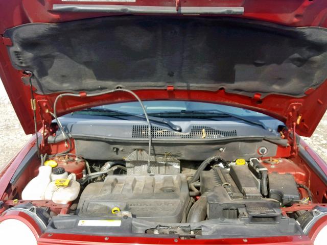 1J8FF47W47D168150 - 2007 JEEP COMPASS RED photo 7