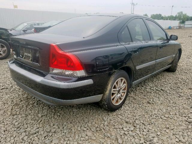 YV1RS64AX42363708 - 2004 VOLVO S60 BLACK photo 4